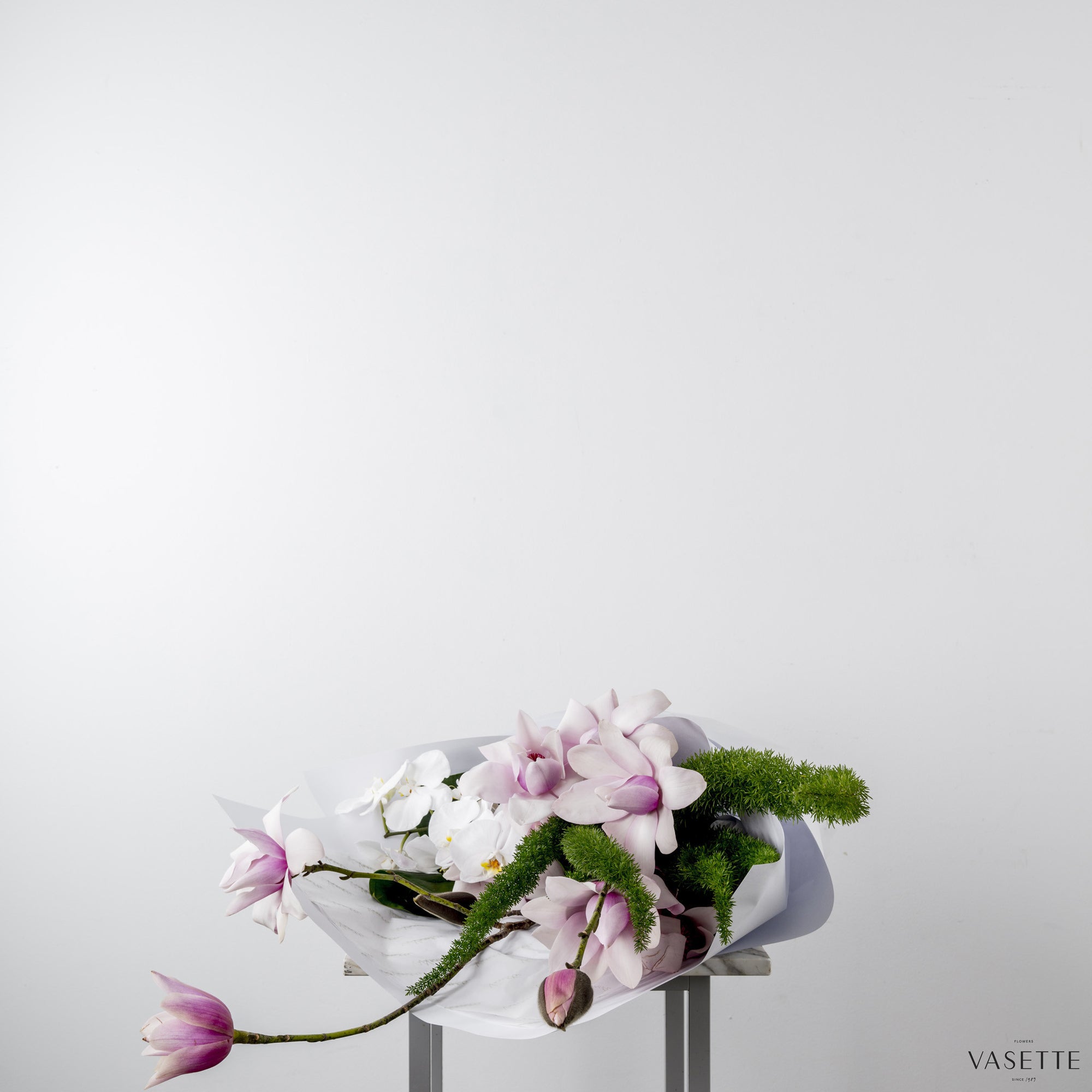 Elegantly Grouped from Flowers Vasette