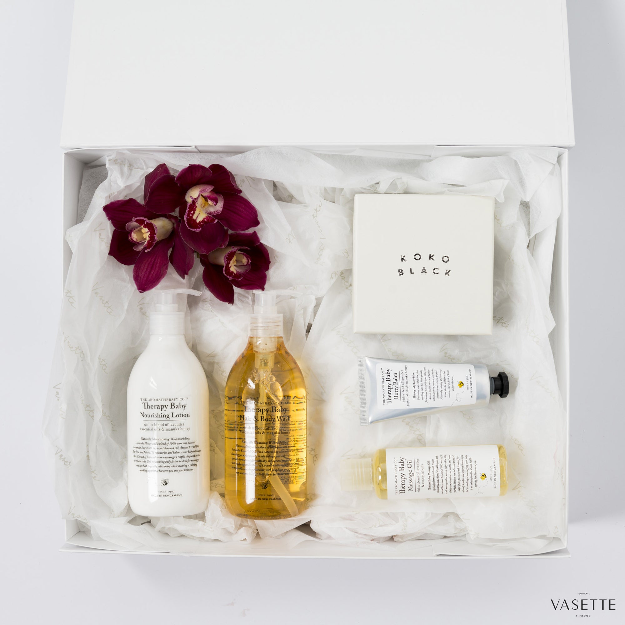 Baby Skin Care Hamper from Flowers Vasette
