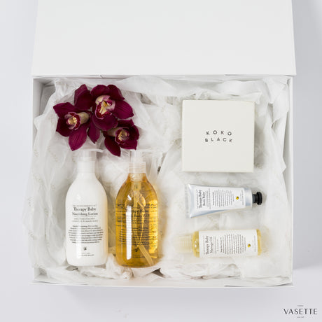 Baby Skin Care Hamper from Flowers Vasette
