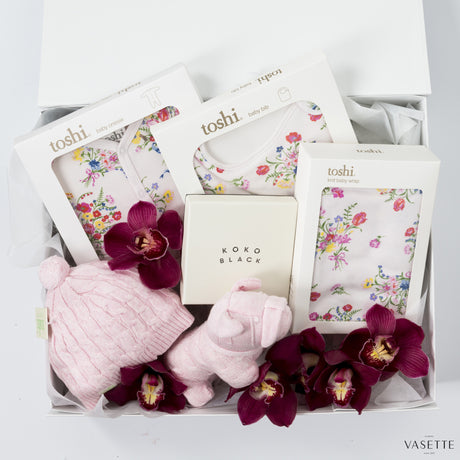 Baby Hamper Pretty from Flowers Vasette