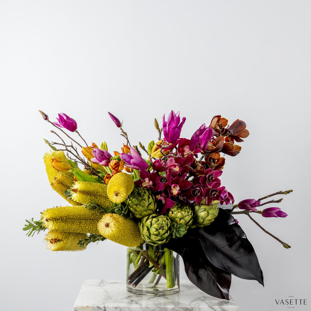 Artistic Texture from Flowers Vasette