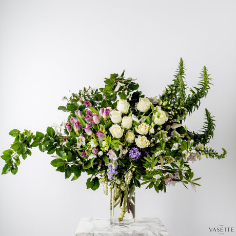 Bouquet in Soft Pastels from Flowers Vasette